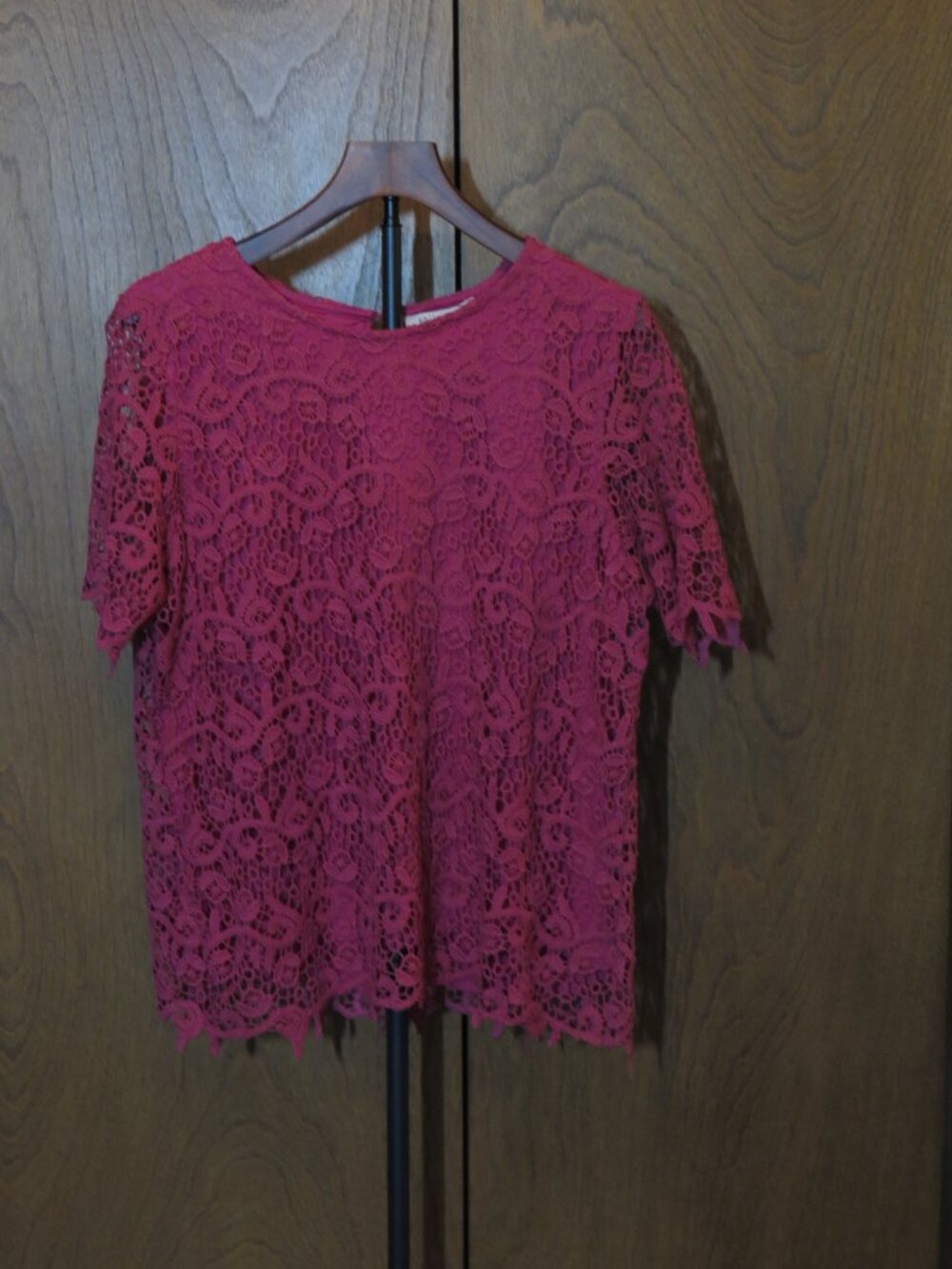 NEW WITH TAGS Philosophy Large Lace Boho Romantic Cottage Coastal Sleeve Top - Picture 1 of 8